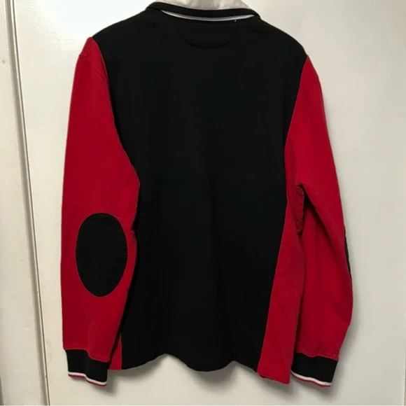 POLO RALPH LAUREN BIG LOGO SWEATSHIRT VINTAGE CREST EMBROIDERED COLLAR SWEATER - Picture 4 of 11